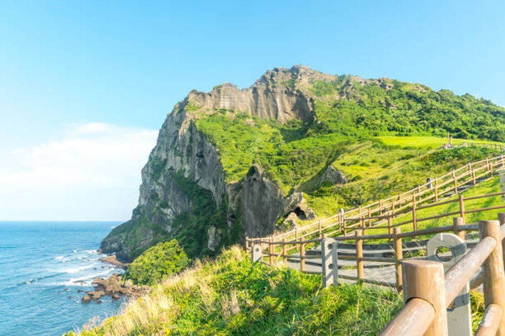 Seopjikoji, een groene kaap aan de oostkust van Jeju