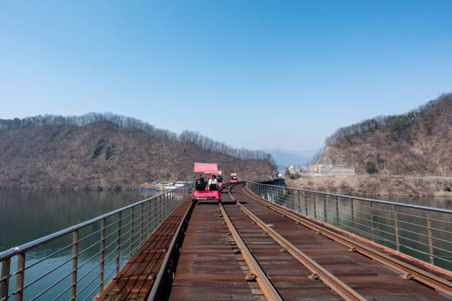 Railbike in Gapyeong Rail Park
