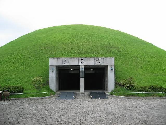Interieur van het Cheonmachong-graf in Gyeongju