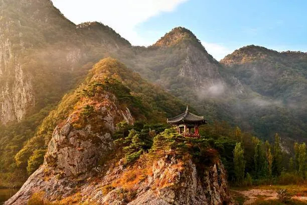 Korean mountain temple