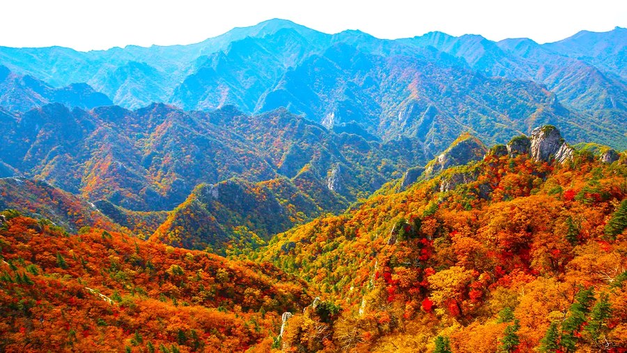 Herfstkleuren in Seoraksan National Park
