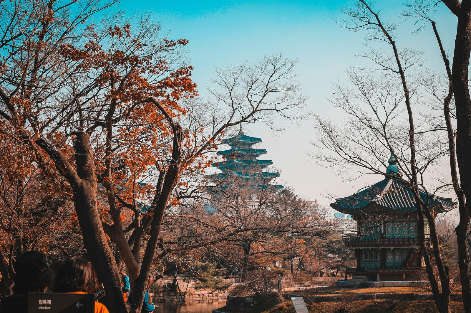 Gyeongbokgung-paleis in Seoul in de herfst